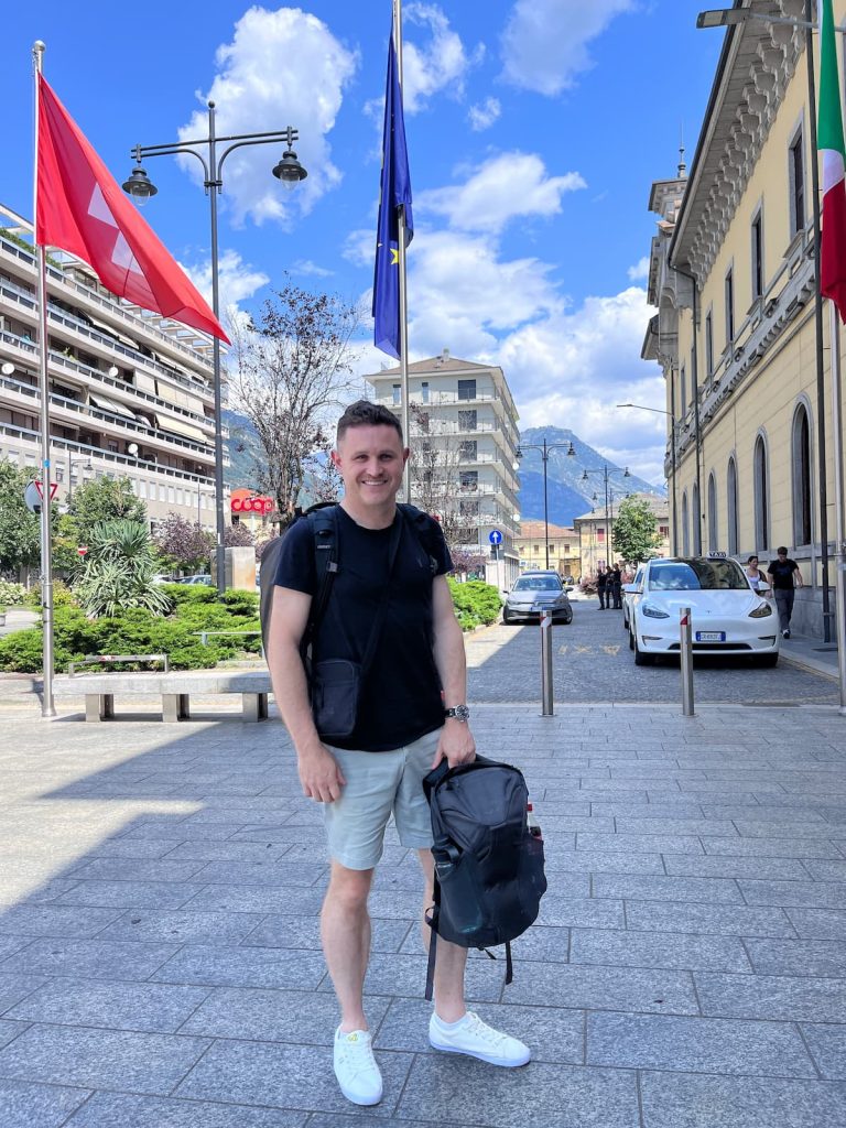 Chris Travelling in Italy
