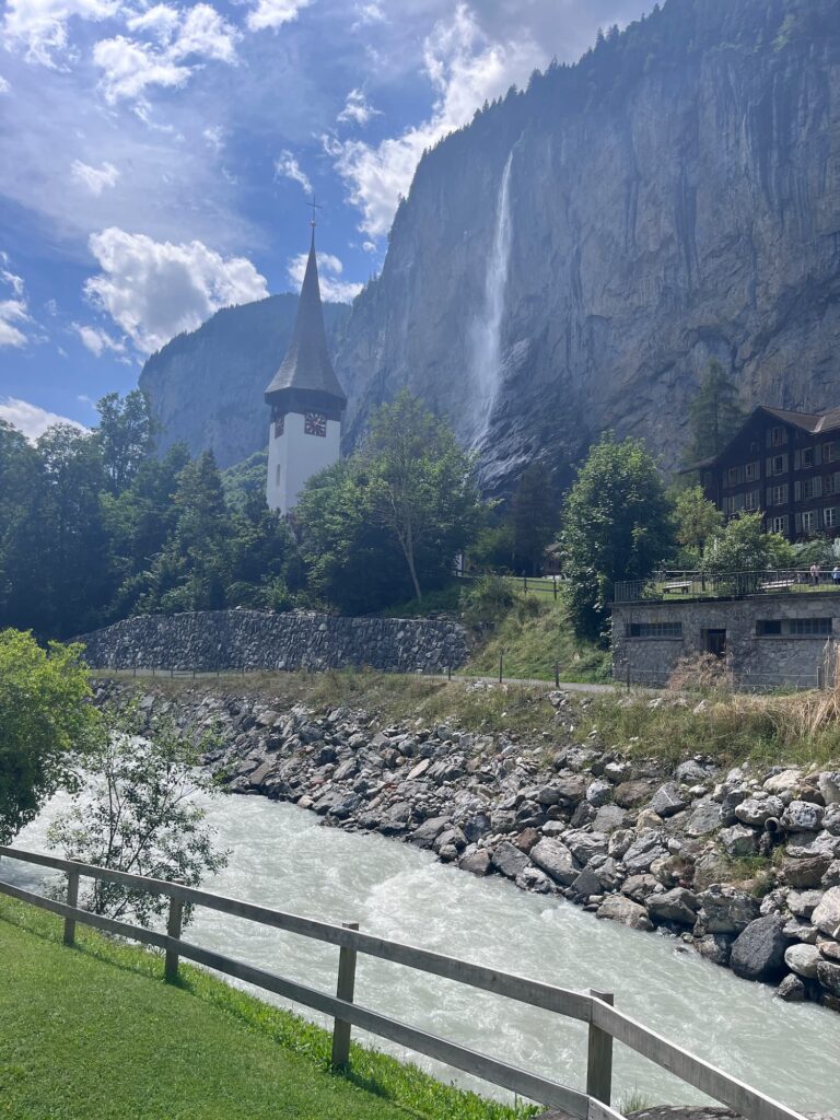Waterfall in Lauterbrunnen