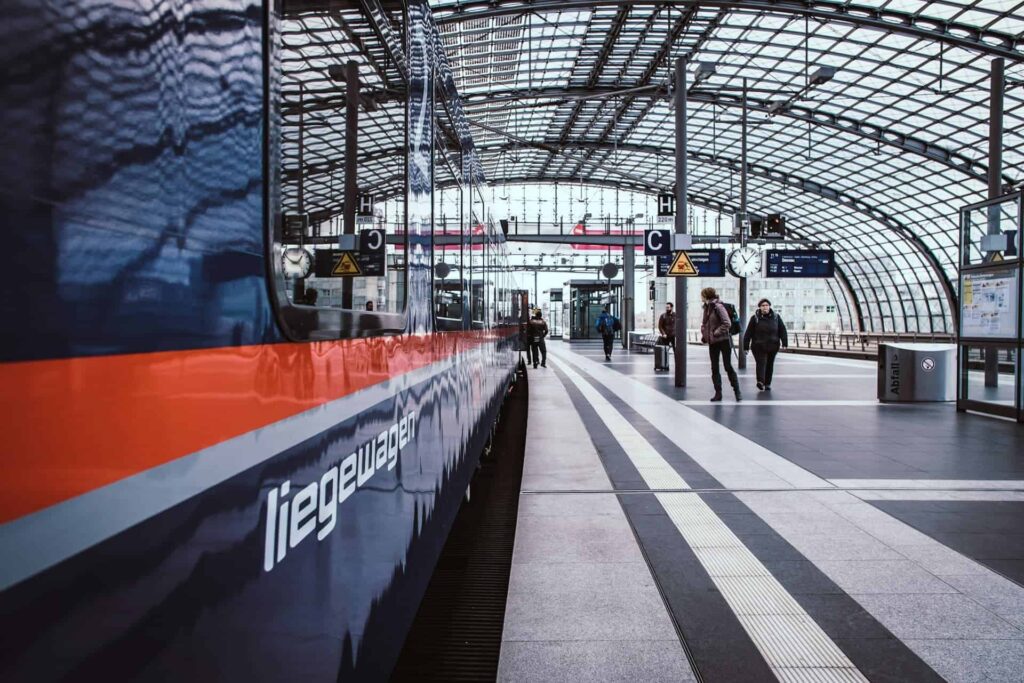 Nightjet Train at Platform