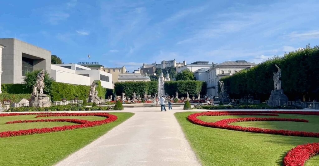 Mirabell Gardens in Salzburg