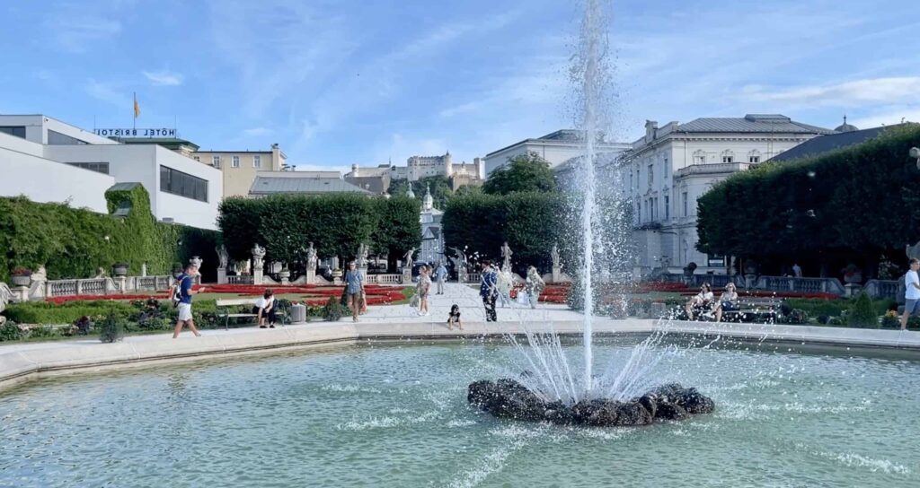 Mirabel Fountain in Salzburg
