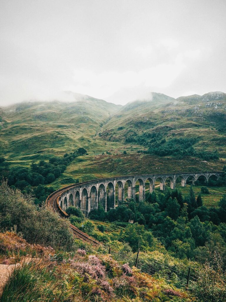 Scotland Highlands Train Viaduct