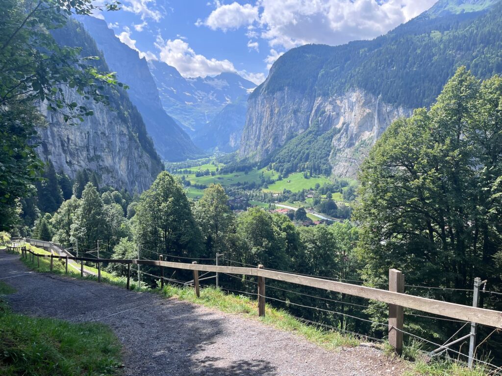 Wengen to Lauterbrunnen Walk